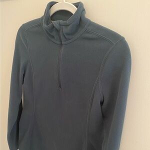 Eddie Bauer Petite Blue Polartec Fleece top
